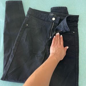 River Island Black Skinny Jeans Size 10